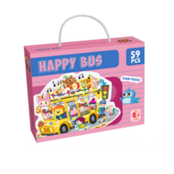 Glad bussgolvpussel - 57 bitar