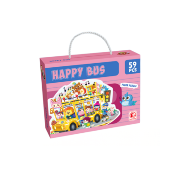 Glad bussgolvpussel - 57 bitar