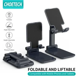 Choetech telefonholder H88 foldbar, sort