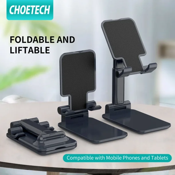 Choetech telefonholder H88 foldbar, sort
