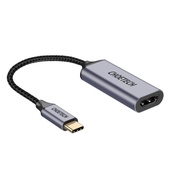 Choetech Hub, USB Type C till HDMI, 4K 60Hz, gr