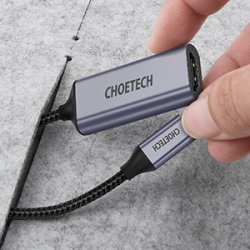Choetech Hub, USB Type C till HDMI, 4K 60Hz, gr