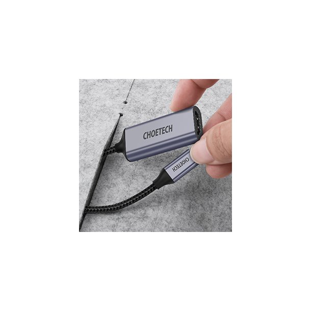 Choetech Hub, USB Type C till HDMI, 4K 60Hz, gr