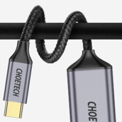 Choetech Hub, USB Type C till HDMI, 4K 60Hz, gr