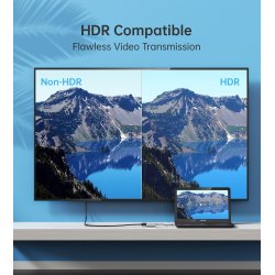 Choetech Hub, USB-C stik til HDMI, gr