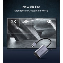 Choetech Hub, USB-C stik til HDMI, gr