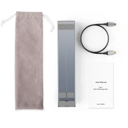 Choetech HUB-M48 7-i-1 HUB-stativ (Typ-C till HDMI), gr