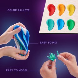 Havets ro i 3D med air clay � kreativ fordybelse 