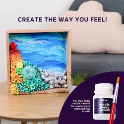 Havets ro i 3D med air clay � kreativ fordybelse 