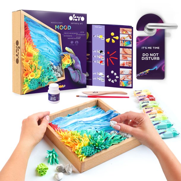 Havets ro i 3D med air clay � kreativ fordybelse 