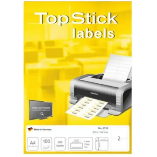 Herma Labels TopStick 210 X 148 mm 100 stk