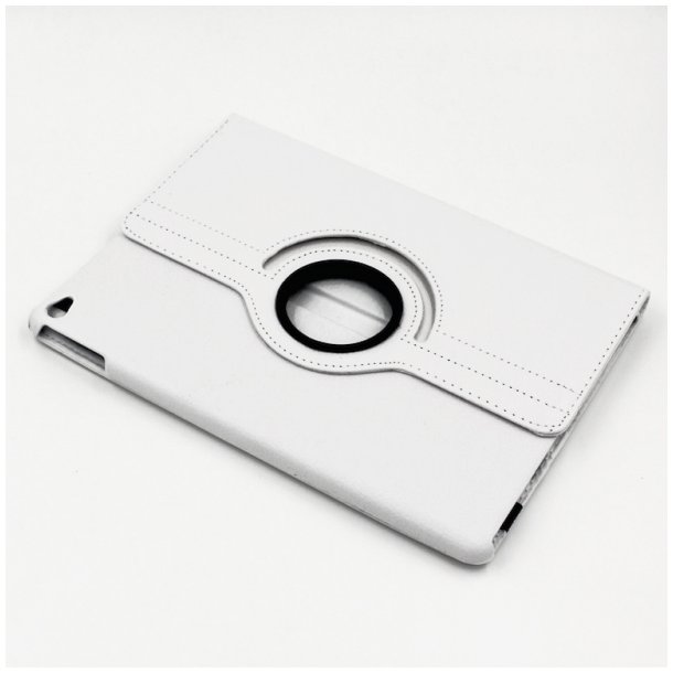 iPad mini cover - Rotating PU lder, 1/2/3/4/5, hvid