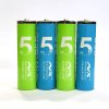 Genopladelige lithium batterier, USB-C, AA, 4 stk