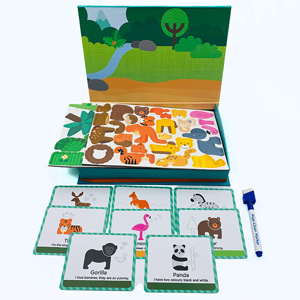 mierEdu Magnetbog - Animal World