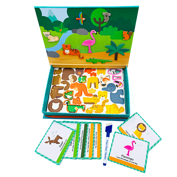 mierEdu Magnetbog - Animal World