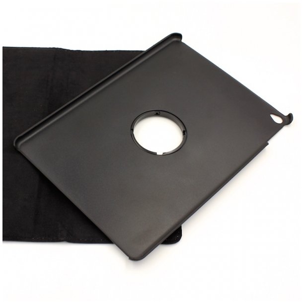 iPad cover - Rotating PU lder, iPad Air/Air2/9.7, sort