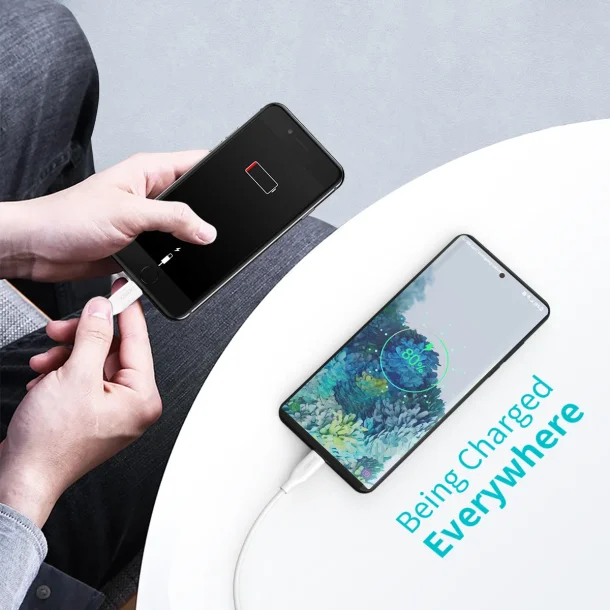 Choetech 1,2m USB-C - Lightning Kabel, Hvid