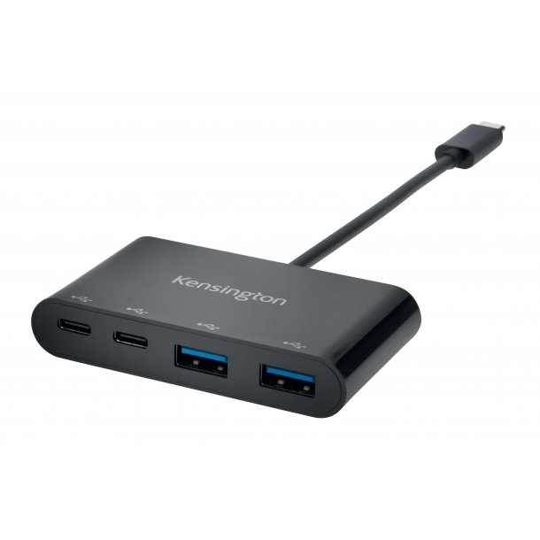 Kensington Hub CH1000 USB-C 4-Port Hub, svart