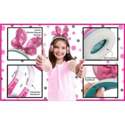 eKids Minnie Mouse hovedtelefoner til brn