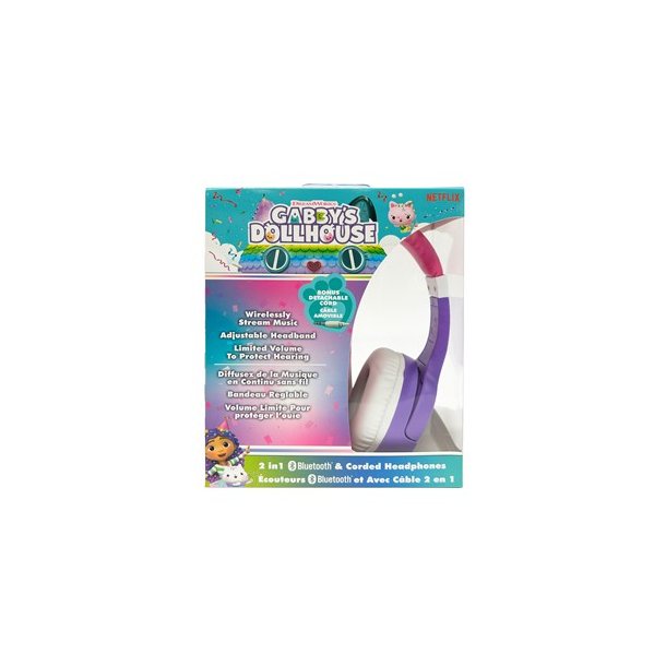 eKids Gabby's Dollhouse Bluetooth hovedtelefoner