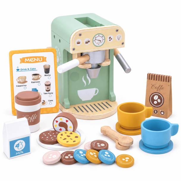 Kaffemaskine i tr� � Montessori-inspireret caf�leg