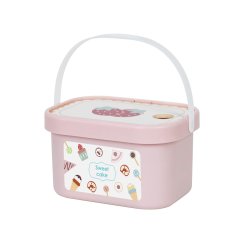 Kakset i tr� � s�tt lekset med kakor och glass