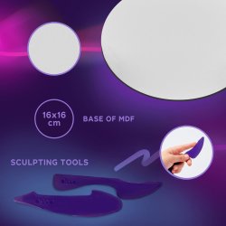 Kakadue i 3D med air clay � kreativt billede
