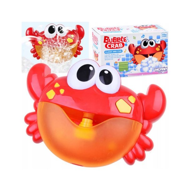 Krabbans bubbelbad � badleksak med musik och s�pbubblor