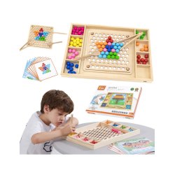 Kulf�ngst och f�rgmatchning i tr� � Montessori-inspirerat l�rspel
