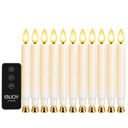 LED Juletr�slys (passer til Georg Jensen), hvid, 10 stk. med justerbar klips og fjernbetjening