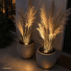 LED tr�dg�rdsspotlights - utomhus med solcellsfunktion, 2-pack