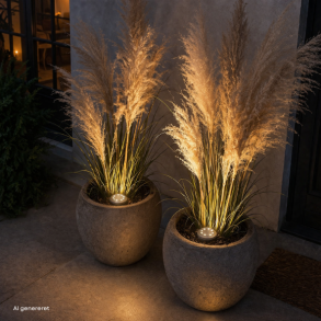 LED havespots - udend�rs m. solcelle funktion, 2 pak