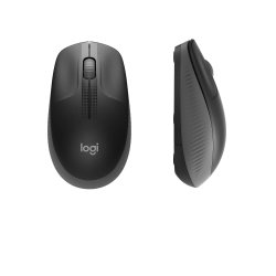 Logitech M190 Full-Size Trådløs Mus - Charcoal