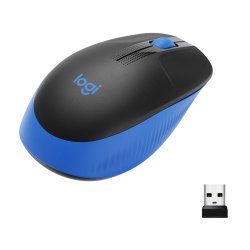 Logitech M190 Full-Size Trådløs Mus - Blue
