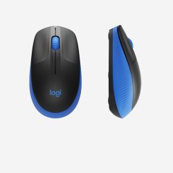 Logitech M190 Full-Size Trådløs Mus - Blue