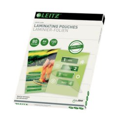 Leitz Lamineringslomme glans 80my A4 (100)