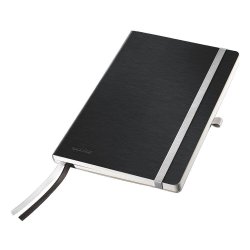 Leitz Notesblok Style A5 soft lin 80 ark sort