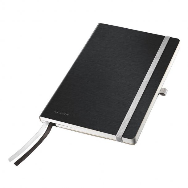 Leitz Notesblok Style A5 soft lin 80 ark sort
