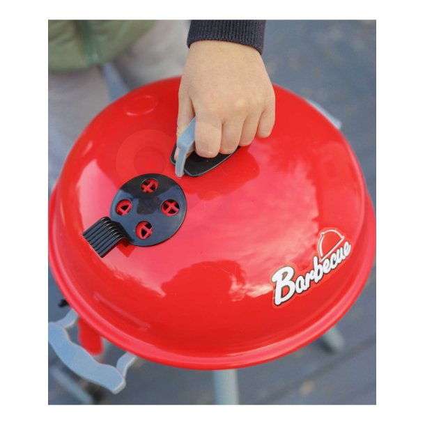 Leksaksgrill f�r barn med ljus och ljud � grillmat och tillbeh�r