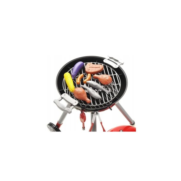 Leksaksgrill f�r barn med ljus och ljud � grillmat och tillbeh�r