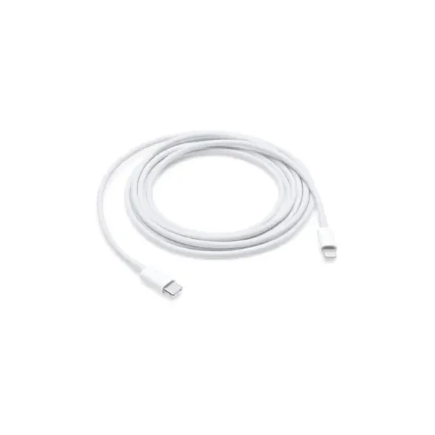 Apple USB-C - Lightning kabel, Hvid (2m) (MQGH2ZM/A), Original