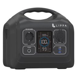 Lippa Power Station 595 Wh - Sort