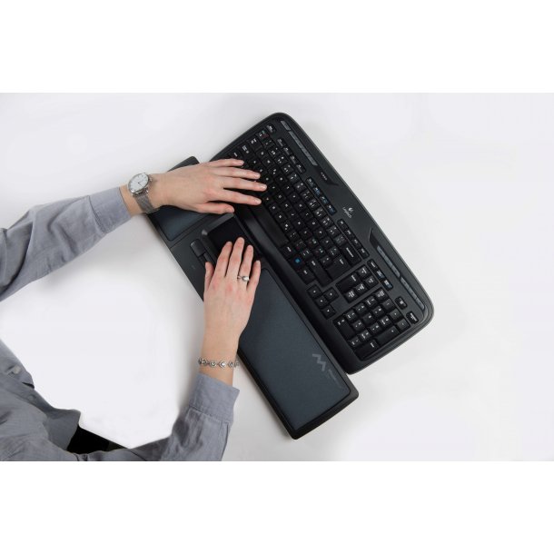 Mousetrapper Lite Titanium, computermus, sort