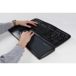 Mousetrapper Lite Titanium, computermus, sort