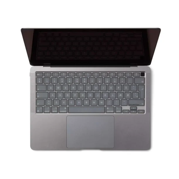 Philbert Tastaturcover til MacBook Pro &amp; Air 13-14-16" (2021-2022) - Transparent/Sort