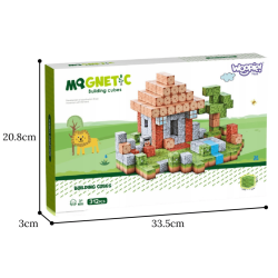 MagCubes Landsbyen � Magnetisk Bygges�t 108 dele