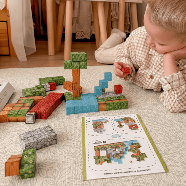 MagCubes Landsbyen � Magnetisk Bygges�t 108 dele