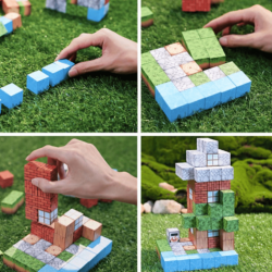 MagCubes Landsbyen � Magnetisk Bygges�t 108 dele