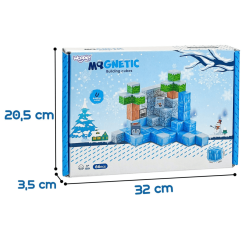 MagCubes Vinterverden 66 dele � Magnetisk Bygges�t