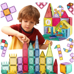 Magnetic Tiles bygges�t - Sampak, 2 x 110 dele